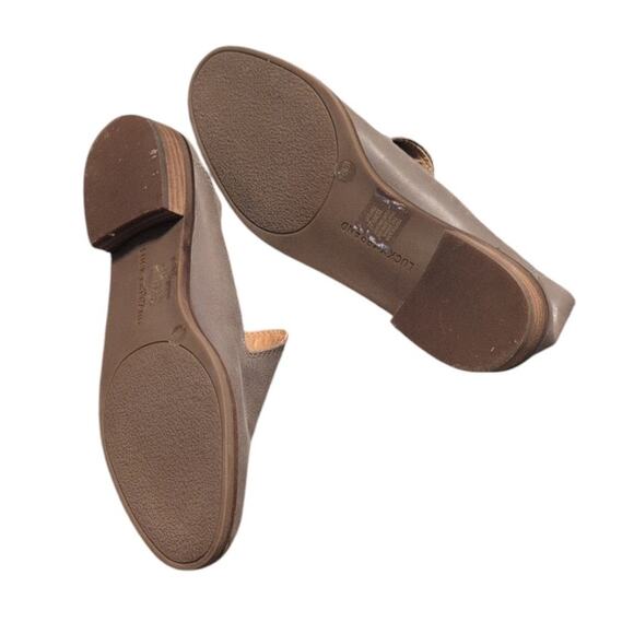Lucky Brand Cahill Leather Loafers Gray Brown Size 7.5 EUC - Picture 3 of 3